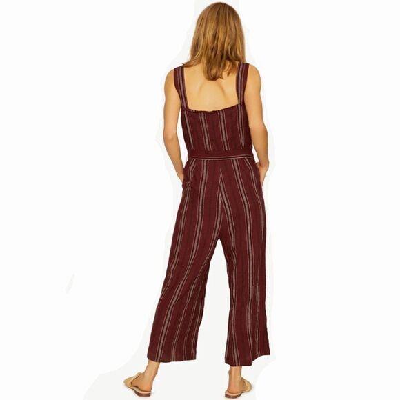 NWT SANCTUARY SEDONA JUMPSUIT HENNA STRIPE SZ SM - Picture 5 of 7